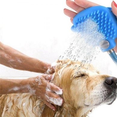 Щетка душ для купания собак Pet Bathing Tool, Темно-синий