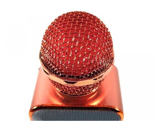 Бездротовий Мікрофон-караоке для дітей на акумуляторі Wster WS-1818 Рожевий, Рожевий