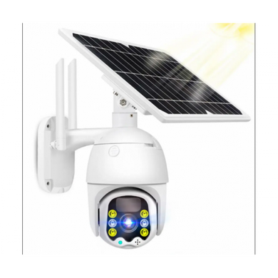 Уличная V380 камера видеонаблюдения на солнечной батарее 3MP