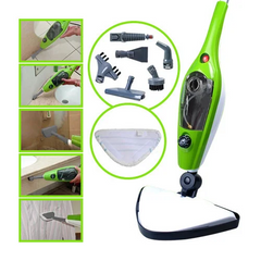 Багатофункціональна парова швабра H2O Mop X10 прибирання та чищення будинку та офісу, Зелений