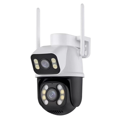 Камера видеонаблюдения PTZ уличная WiFi Outdoor Camera A23 APP:ICSEE 3Mp + 3Mp