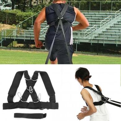 Ремені Для Фітнесу Та Спорту Fitness Sled Harness, Черный