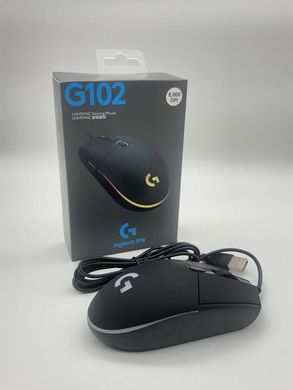 Игровая проводная компьютерная мышь G102 Black, Черный