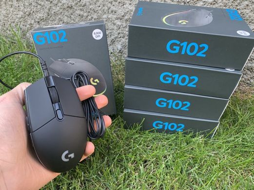 Игровая проводная компьютерная мышь G102 Black, Черный