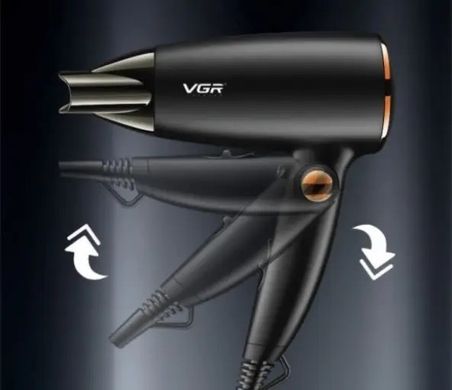 Универсальный фен VGR V-439 складной 1200-1600 Вт