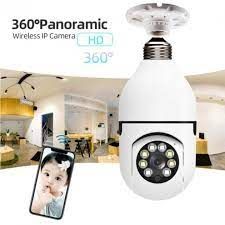 Камера видеонаблюдения лампочка Panorama Camera CAM L1 E27 WIFI IP 360/90 поворотная