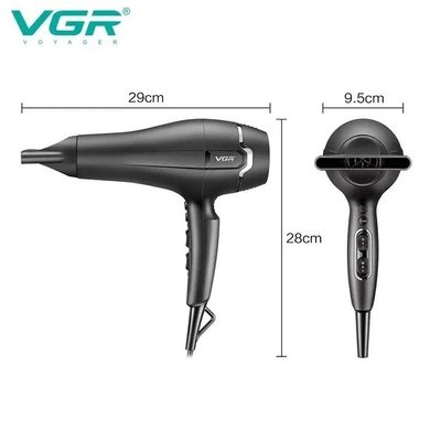 Профессиональный фен VGR V-450 для сушки укладки волос 2400 Вт