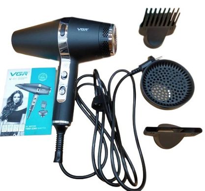 Профессиональный фен VGR V-451 для сушки укладки волос 2200 Вт