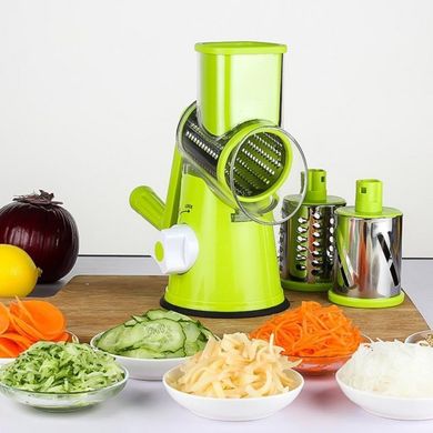 Ручна овочерізка мультислайсер SmartUS Kitchen Master для овочів і фруктів, Зелений