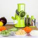 Ручна овочерізка мультислайсер SmartUS Kitchen Master для овочів і фруктів, Зелений