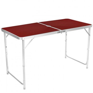 Стіл для пікніка посилений з 4 стільцями Folding Table (розкладний столик валіза), Коричневий