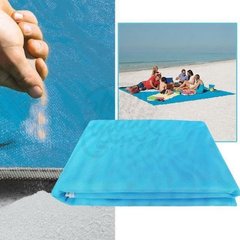 Підстилка пляжна антипісок Sand Free Mat 150х200 см, Блакитний