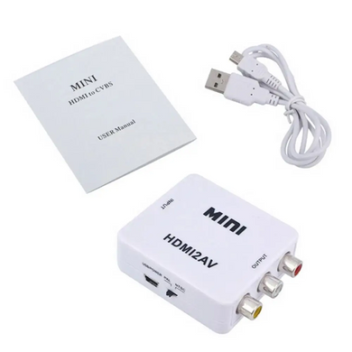 Конвертер HDMI to AV (RCA) Donli av 001 відео та звук