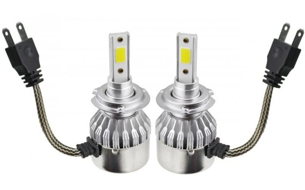 Комплект LED ламп C6 HeadLight H7 12v COB