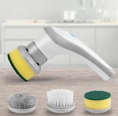 Акумуляторна щітка для миття зі змінними насадками Electric Cleaning Brush