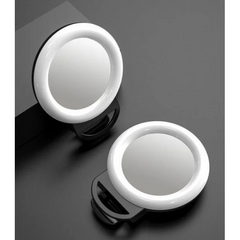 Лампи, освітлення, ліхтарі, проектори Кільцева селфі-лампа із дзеркалом Selfie Ring Light для телефону, планшета Кільцева селфі-лампа із дзеркалом Selfie Ring Light для телефону, планшета