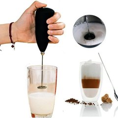 Ручний міксер-пінозбивач Milk Foamer Hongxin для вершків та молока, Черный