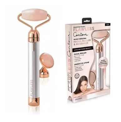 Електричний масажер ролик для обличчя Flawless Contour, Рожевий