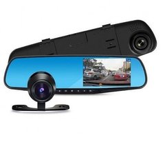 Автомобильный видеорегистратор зеркало DVR L 9000 с двумя камерами