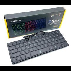 Клавіатура провідна ZORNWEE ZE-515 RGB, Черный