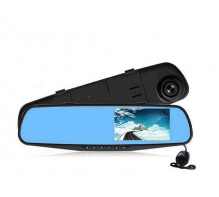 Автомобильный видеорегистратор зеркало DVR L 9000 с двумя камерами