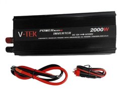 Перетворювач-інвертор V-Tek DC/AC SSK-2000W 12V USB