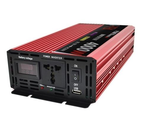 Перетворювач-інвертор V-Tek DC/AC SSK-4000W 12V USB