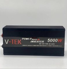 Автомобільний інвертор V-Tek PM5000 перетворювач в машину 12В-220В DC/AC навантаження до 5000Вт