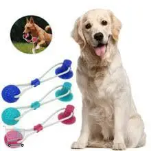 Іграшка для собак канат на присосці з м'ячем (WM-60)