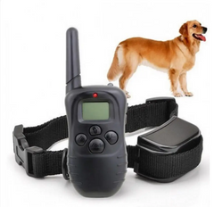 Нашийник Для Дресирування Собак Remote Pet Dog Training Collar З LCD Дисплеєм, Черный