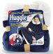 Плед Толстовка c Капюшоном и Руковами Huggle Hoodie 3-в-1 (Синий) Плед с Руковами Двухсторонний Теплый Худи Халат Домашний