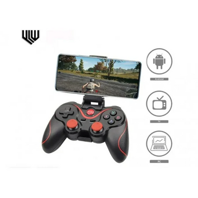 Бездротовий Bluetooth джойстик для смартфону Android UKC Gen Game V8 Black/Red