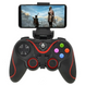 Бездротовий Bluetooth джойстик для смартфону Android UKC Gen Game V8 Black/Red