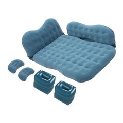Надувне ліжко-матрац з подушками та підголовником на заднє сидіння 135*88*45 см