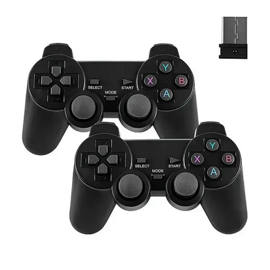 Ігрова приставка m8 mini game stick 4k hdmi та 2 бездротові джойстики консоль для телевізора