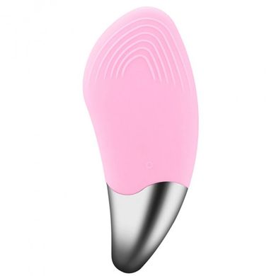 Электрическая силиконовая щетка-массажер для чистки лица Sonic Facial Brush BR-020 Pink, Розовый