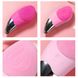 Электрическая силиконовая щетка-массажер для чистки лица Sonic Facial Brush BR-020 Pink, Розовый